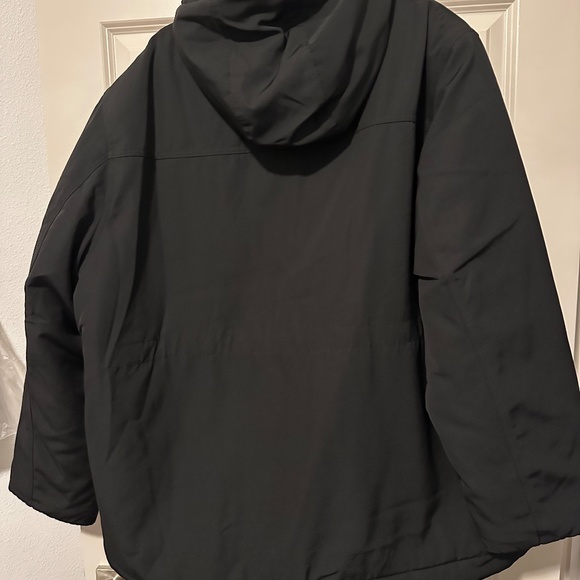 Men's Relaxed-Fit Water Repellent Recycled Polyester Hooded Parka - Picture 7 of 7